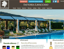 Tablet Screenshot of fattorialavacchio.com